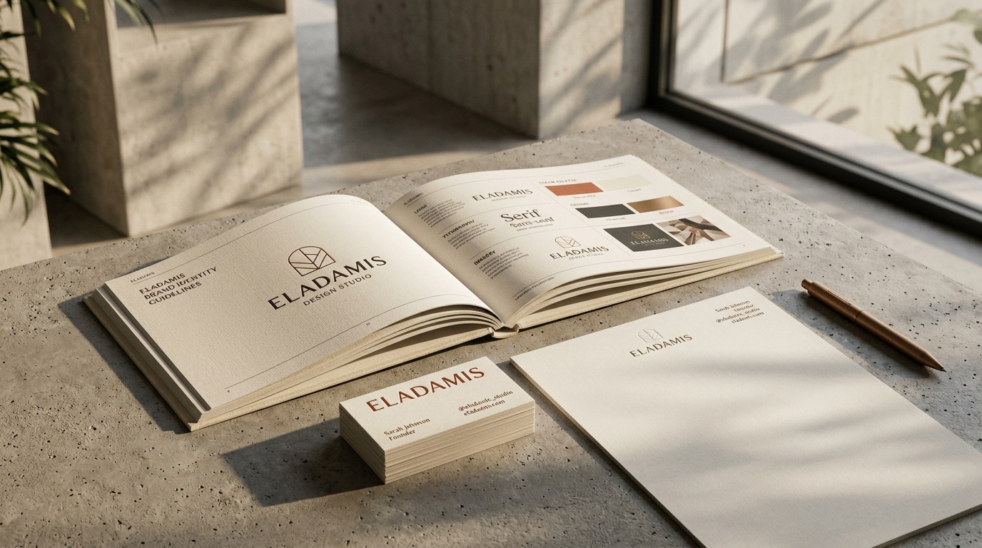 A Connected Identity Brand Guidelines and Stationery Design