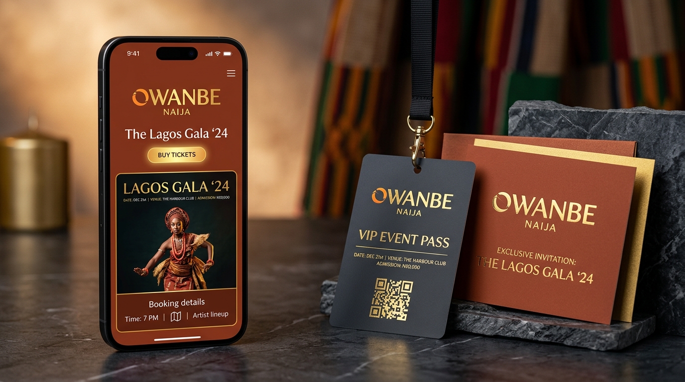 OWANBE NAIJA Event Platform & Mobile Ticketing